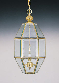 Solid Brass AB Three Light Foyer Pendant in Solid Brass (112|3033)