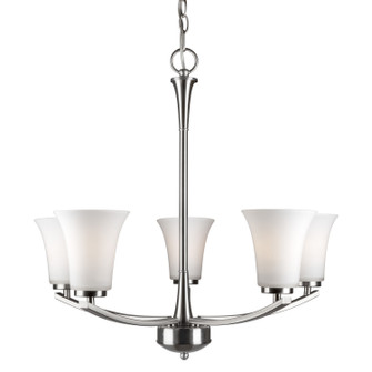 Five Light Chandelier in Brushed Nickel (112|2682-05-55)