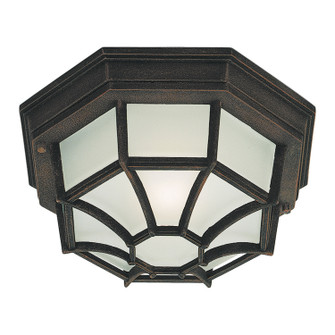 One Light Outdoor Flush Mount in Painted Rust (112|17005-01-28)