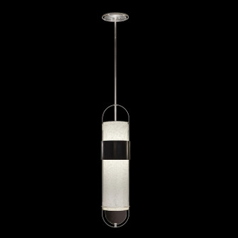 Bond LED Pendant in Black/Silver (48|924840-12ST)