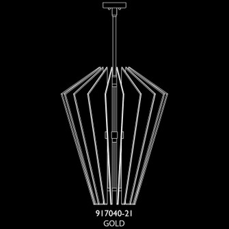 Newton LED Pendant in Gold (48|917040-21ST)
