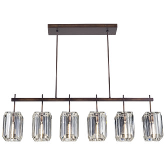 Monceau Six Light Chandelier in Bronze (48|875240ST)