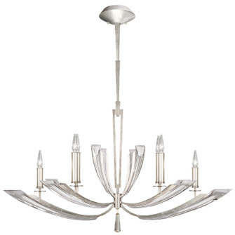 Vol de Cristal Six Light Chandelier in Silver (48|798140ST)