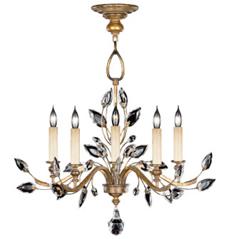 Crystal Laurel Five Light Chandelier in Gold (48|775840ST)