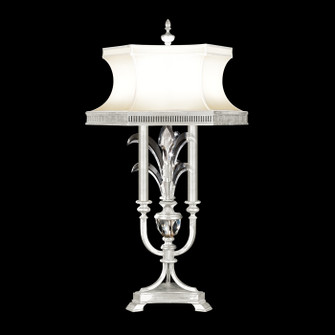 Beveled Arcs Three Light Table Lamp in Silver Leaf (48|738210-SF4)