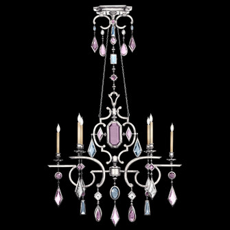 Encased Gems Six Light Chandelier in Silver (48|725940-1ST) Encased Gems Six Light Chandelier in Silver (48|725940-1ST)