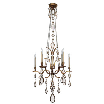 Encased Gems Eight Light Chandelier in Bronze (48|708640-3ST)