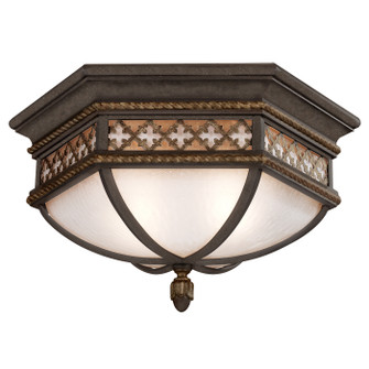 Chateau Outdoor Two Light Outdoor Flush Mount in Bronze (48|403082ST)