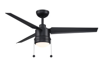 PC/DC L 52``Ceiling Fan in Black (26|FPD7619BLW)