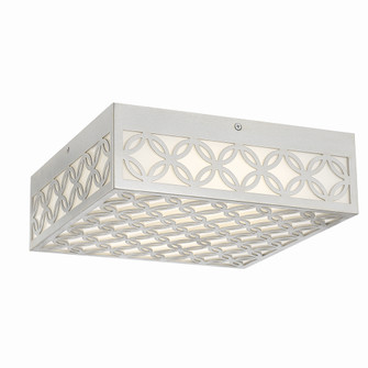Clover LED Outdoor Flushmount in Aged silver (40|42696-026)