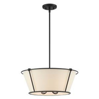 Pulito Four Light Semi-Flush Mount in Matte Black (40|39045-010)