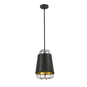 Tura One Light Pendant in Black (40|38147-029)