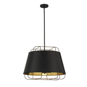 Tura Six Light Pendant in Black (40|38145-025)