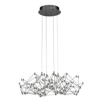 Leonardelli LED Chandelier in Dark Chrome (Plated) (40|38038-029)