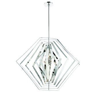 Downtown Ten Light Chandelier in Chrome (40|31888-011)