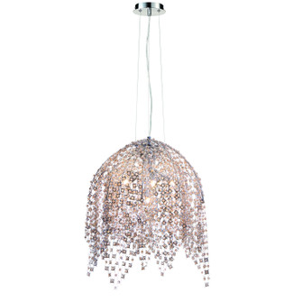 Danza Six Light Chandelier in Chrome (40|31617-017)