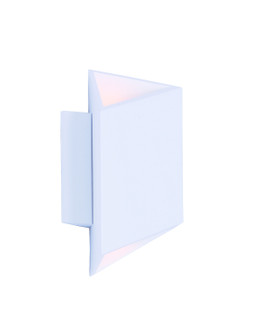 Alumilux Facet LED Outdoor Wall Sconce in White (86|E41373-WT)