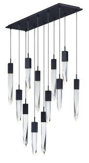 Quartz LED Pendant in Black (86|E31248-20BK)