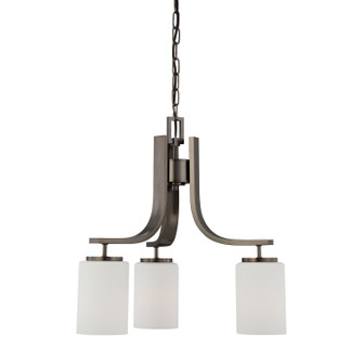 Pendenza Three Light Chandelier in Oiled Bronze (45|SL806815)