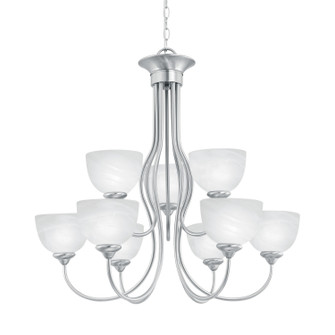 Tahoe Nine Light Chandelier in Brushed Nickel (45|SL801678)