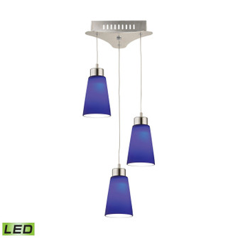 Coppa LED Mini Pendant in Satin Nickel (45|LCA503-7-16M)