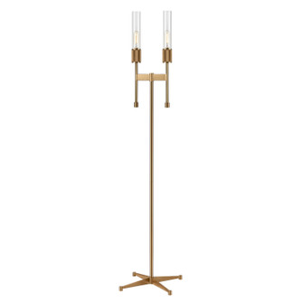 Beaconsfield Two Light Floor Lamp in Aged Brass (45|H0019-9577)