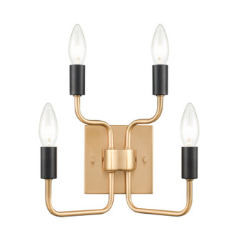 Epping Avenue Two Light Wall Sconce in Aged Brass (45|H0018-8567)