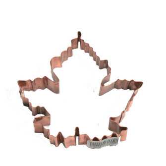 Grape Leaf (No Barfold) Cookie Cutters (Set Of 6) in Copper (45|GLEAF/S6)