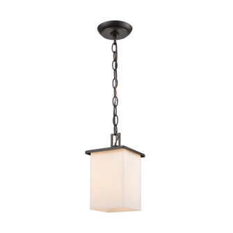 Broad Street One Light Outdoor Pendant in Textured Matte Black (45|EN110146)