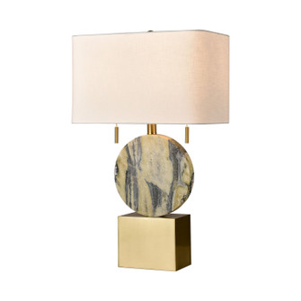 Carrin Two Light Table Lamp in Honey Brass (45|D4705)