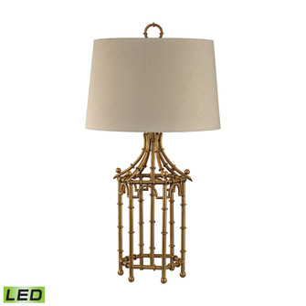 Bamboo Birdcage LED Table Lamp in Gold Leaf (45|D2864-LED)