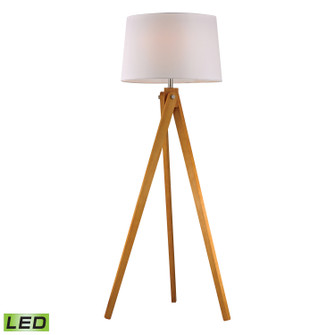 Wooden Tripod LED Floor Lamp in Natural (45|D2469-LED)