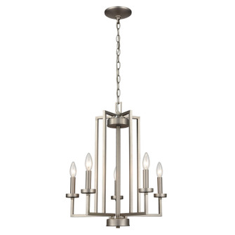 West End Six Light Chandelier in Brushed Nickel (45|CN240522)