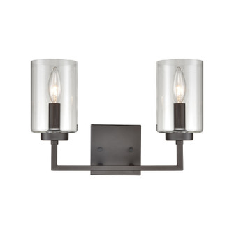 West End Two Light Vanity in Oil Rubbed Bronze (45|CN240121)