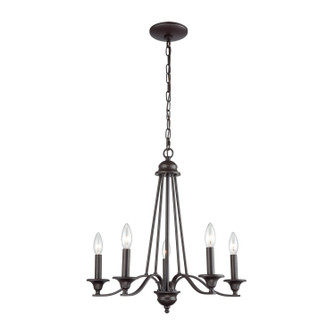 Farmington Five Light Chandelier in Oil Rubbed Bronze (45|CN110521)