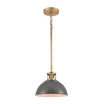 Lyndon One Light Mini Pendant in Gray (45|89007/1)