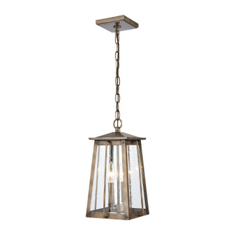 Kirkdale Two Light Outdoor Pendant in Vintage Brass (45|83415/2)