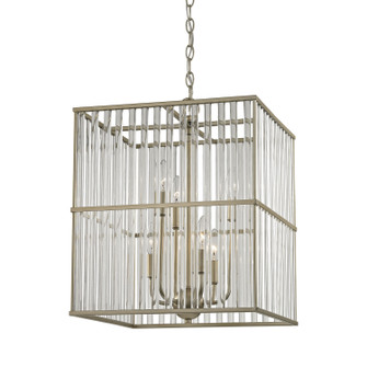 Ridley Six Light Chandelier in Aged Silver (45|81097/6)