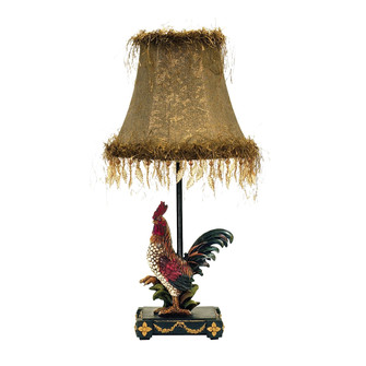 Petite Rooster One Light Table Lamp in Multicolor (45|7-208)