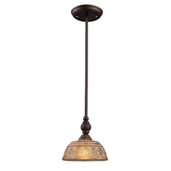 Norwich One Light Mini Pendant in Oiled Bronze (45|66194-1)