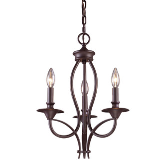 Medford Three Light Chandelier in Oil Rubbed Bronze (45|61031-3)