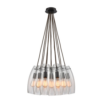 Menlow Park 12 Light Pendant in Oil Rubbed Bronze (45|60044-12SR)