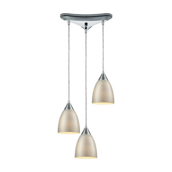 Merida Three Light Pendant in Polished Chrome (45|56530/3)