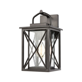 Carriage Light One Light Outdoor Wall Sconce in Matte Black (45|46750/1)