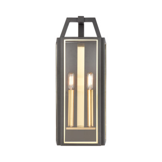 Portico Two Light Outdoor Wall Sconce in Charcoal (45|46741/2)