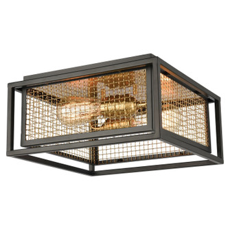 Jarvis Two Light Flush Mount in Matte Black (45|46374/2)