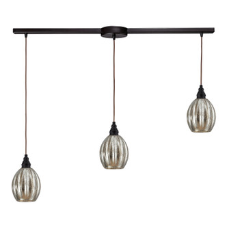 Danica Three Light Pendant in Oil Rubbed Bronze (45|46007/3L)