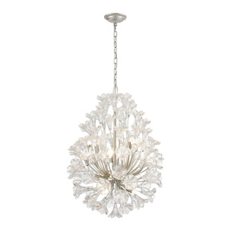 Celene 12 Light Chandelier in Aged Silver (45|33487/12)