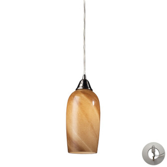 Sandstone One Light Mini Pendant in Satin Nickel (45|31137/1-LA)