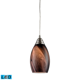 Formations LED Mini Pendant in Satin Nickel (45|31133/1RCK-LED)